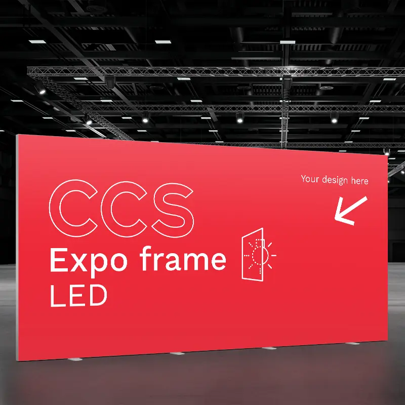 CCS Expo Frame LED beleuchteter Textilspannrahmen für Messestände