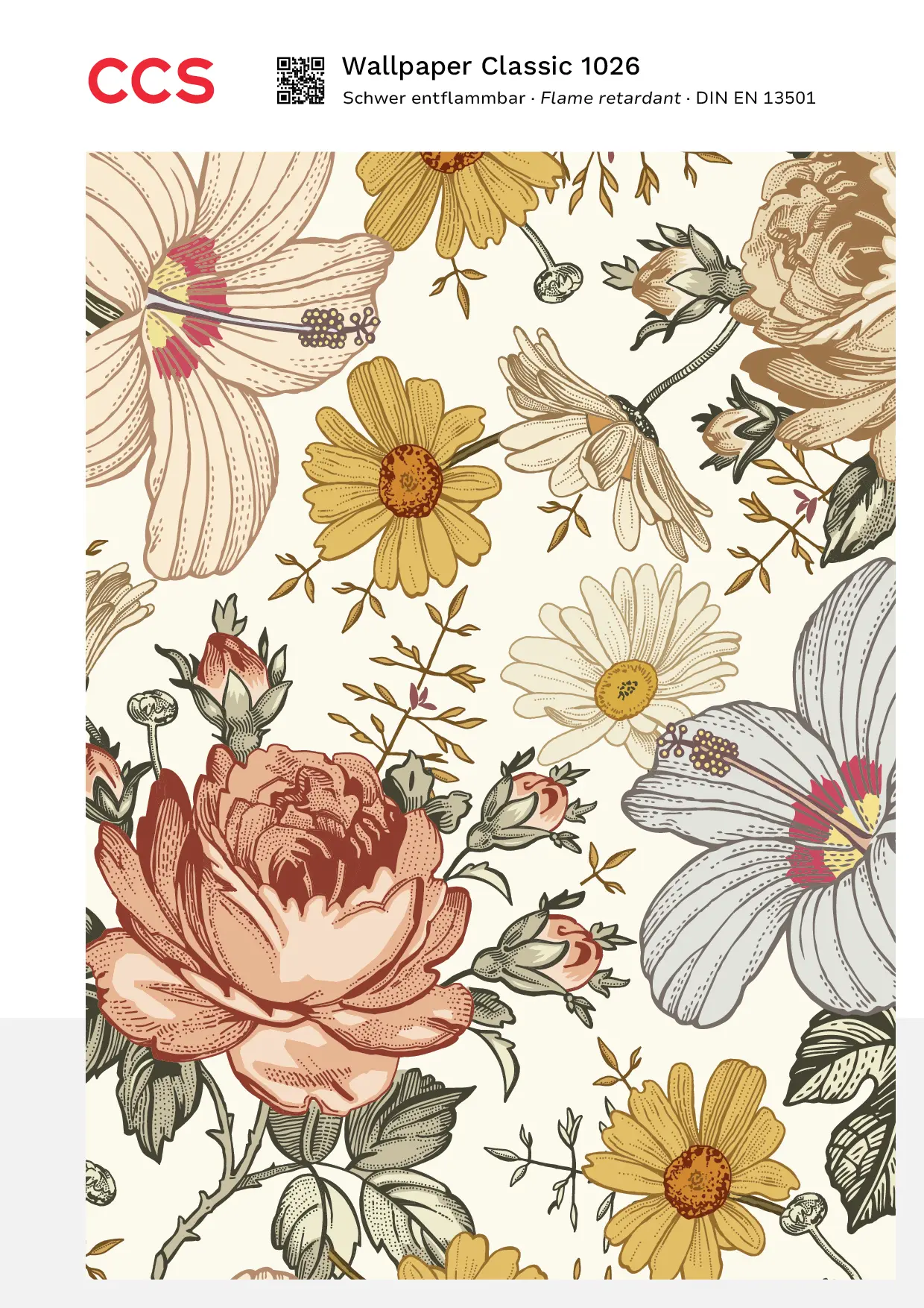 Wallpaper Classic 1026 Fabric