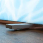 Mini-Rolle an einem Mobilen Raumtrenner