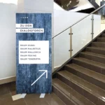 Wegeleitsystem auf einem Kongress