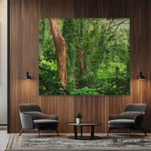 Wandbild mit Waldmotiv