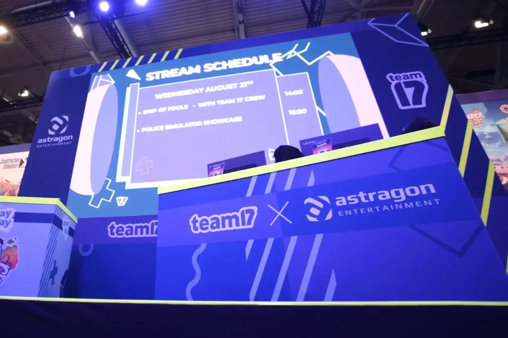 CCS Messedrucke am Stand von Astragon auf der Gamescom