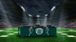 Stadionbank aus CCS Textilspannrahmen mit individuellem Motiv